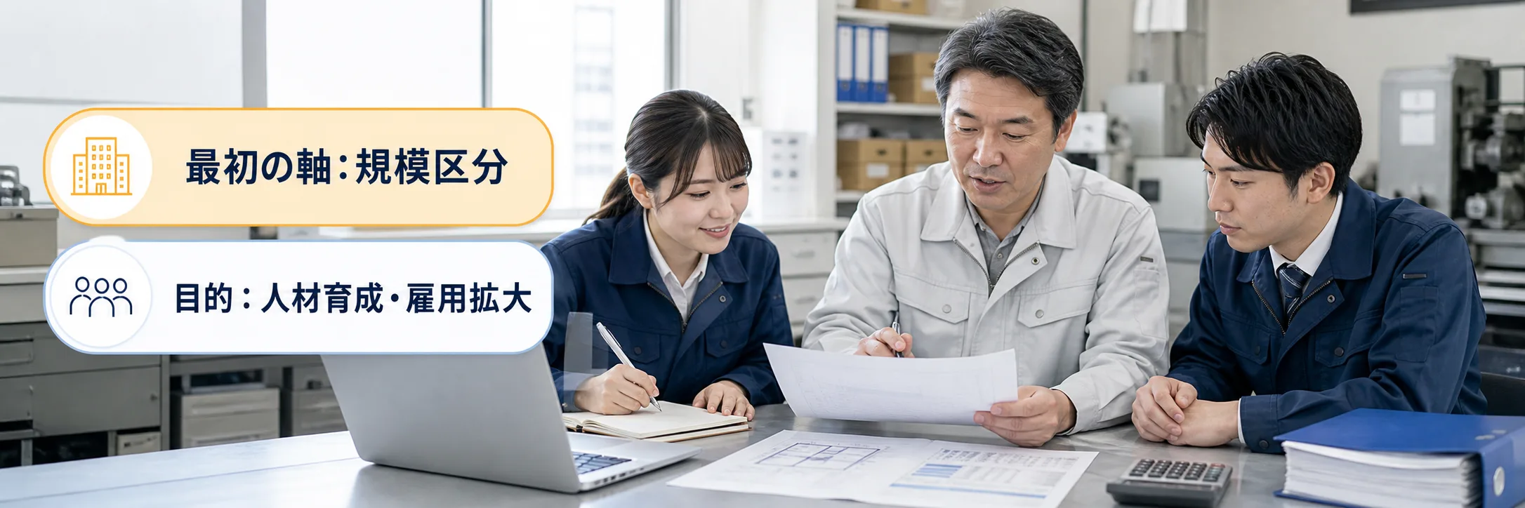 中小企業の補助金の対象者・対象経費・注意点の早わかり図
