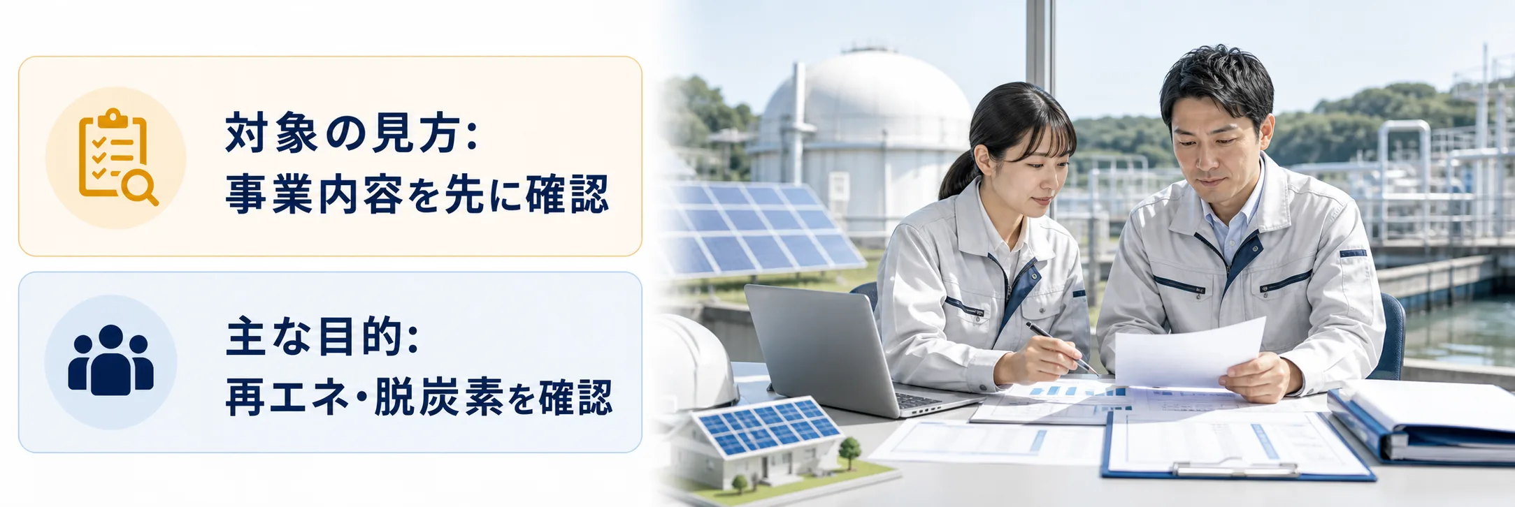 電気・ガス・熱供給・水道業の補助金の対象者・対象経費・注意点の早わかり図