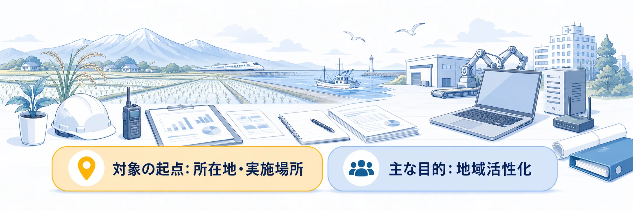 新潟県の補助金の対象者・対象経費・注意点の早わかり図