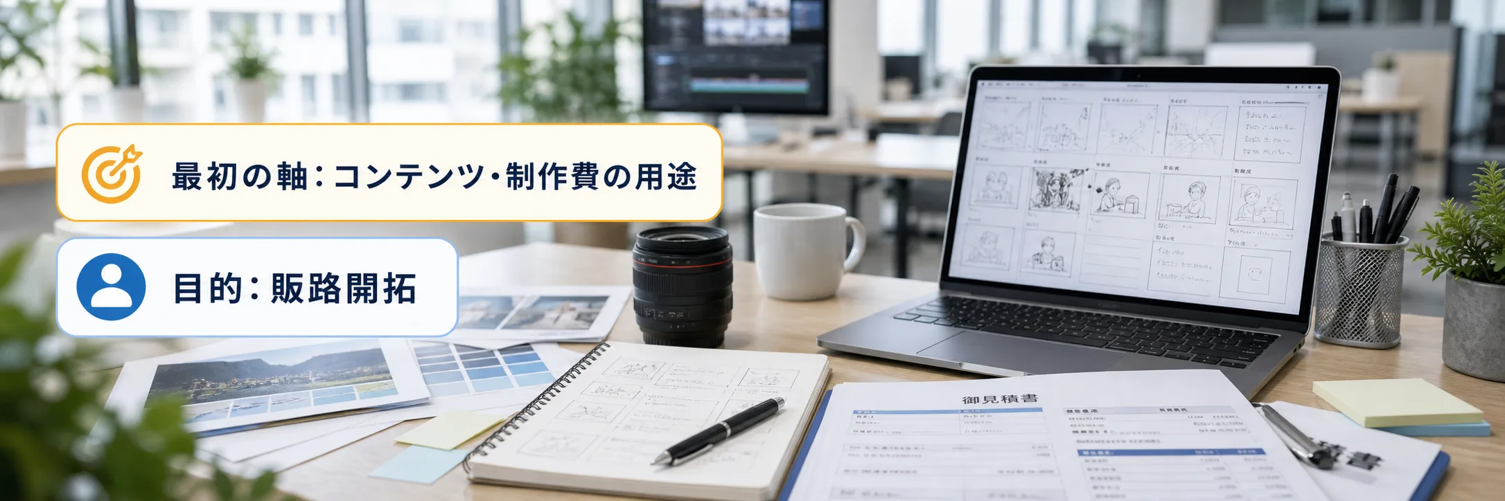 コンテンツ・制作費の補助金の対象者・対象経費・注意点の早わかり図